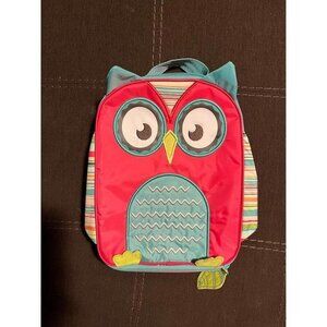 Thirty One Owl Pink Thermal Lunch Bag Tote Case Nice 31 thirty-one